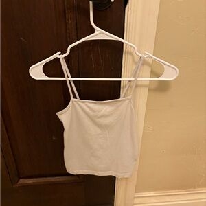 white tank top